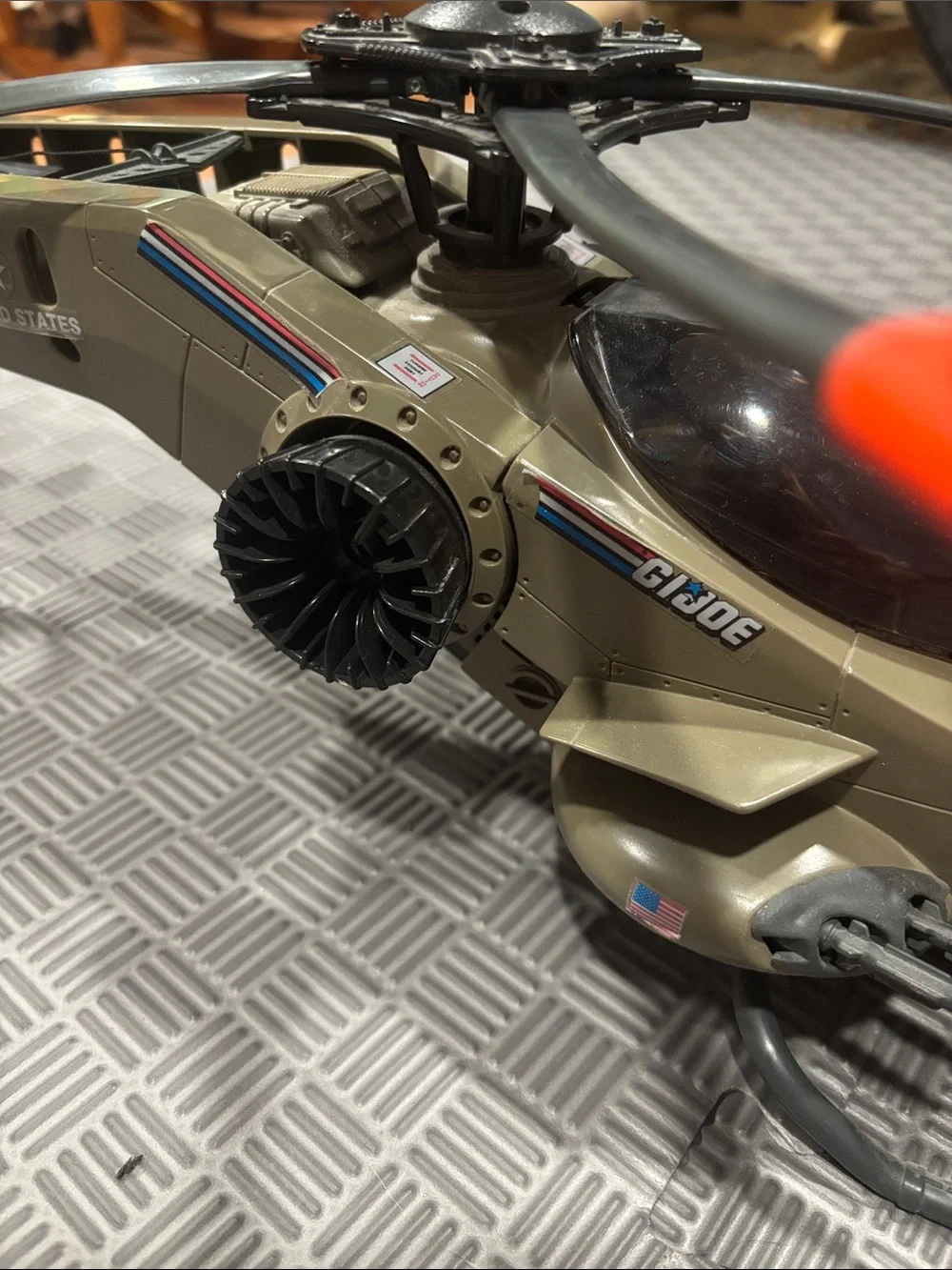 Vintage GI Joe Retaliator helicopter 1990 Hasbro